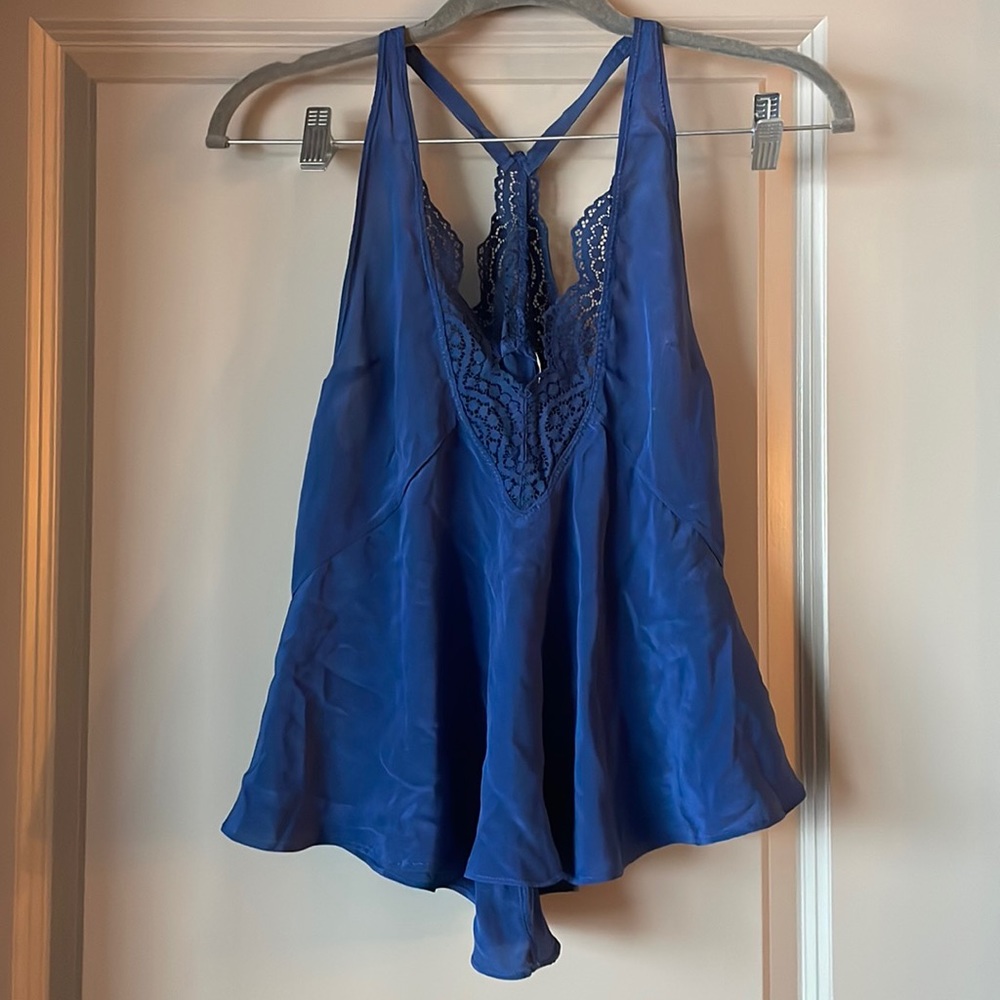 Free people blue top